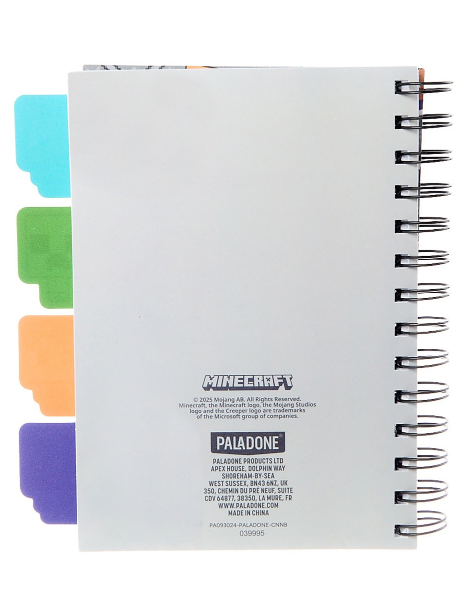 Libreta Minecraft rayada 2