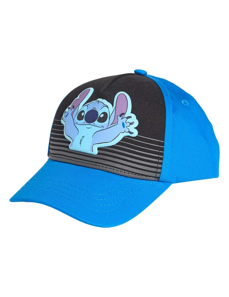 Gorra visera curva snapback casual Stitch para niño 3
