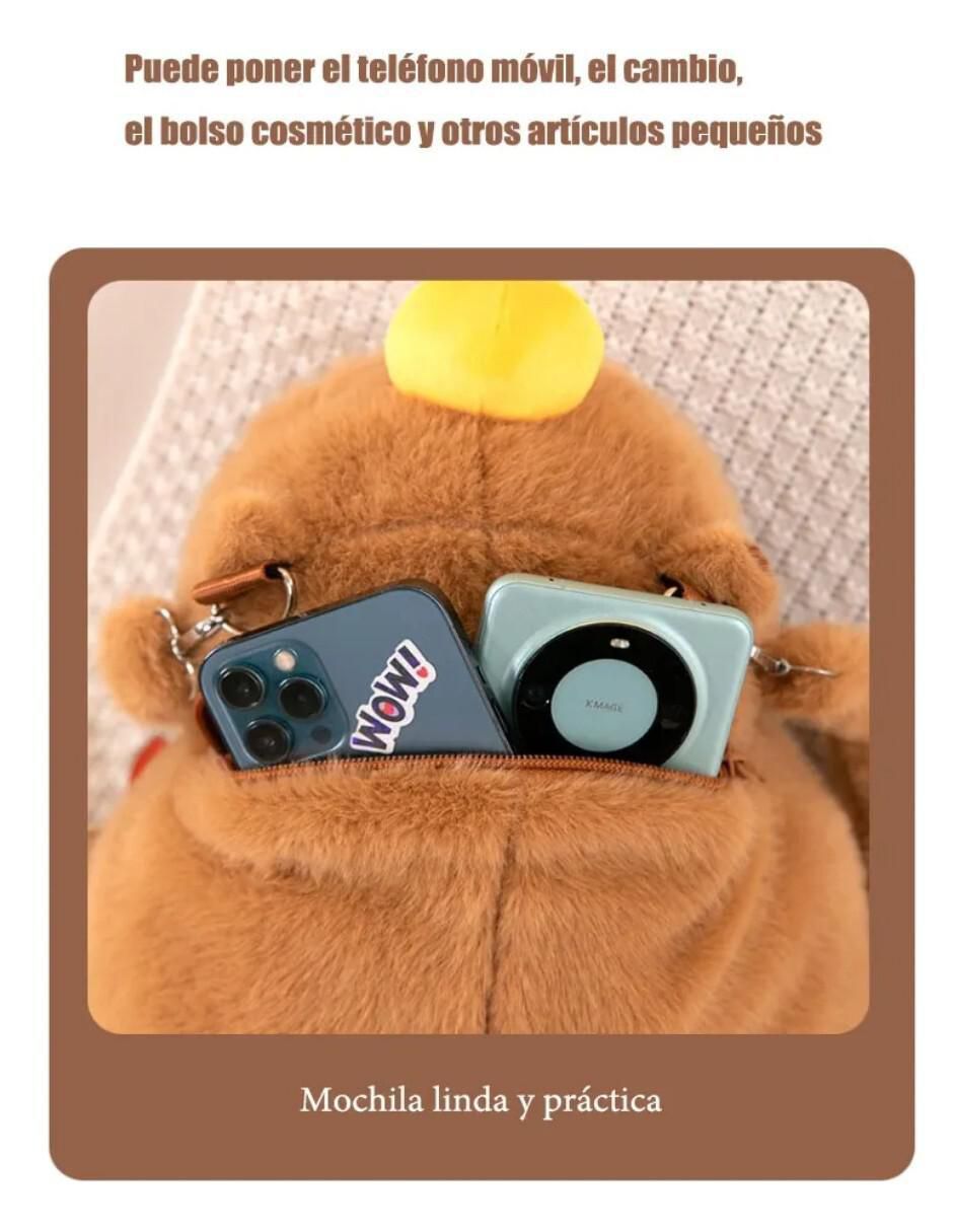 Mochila de peluche unisex 3