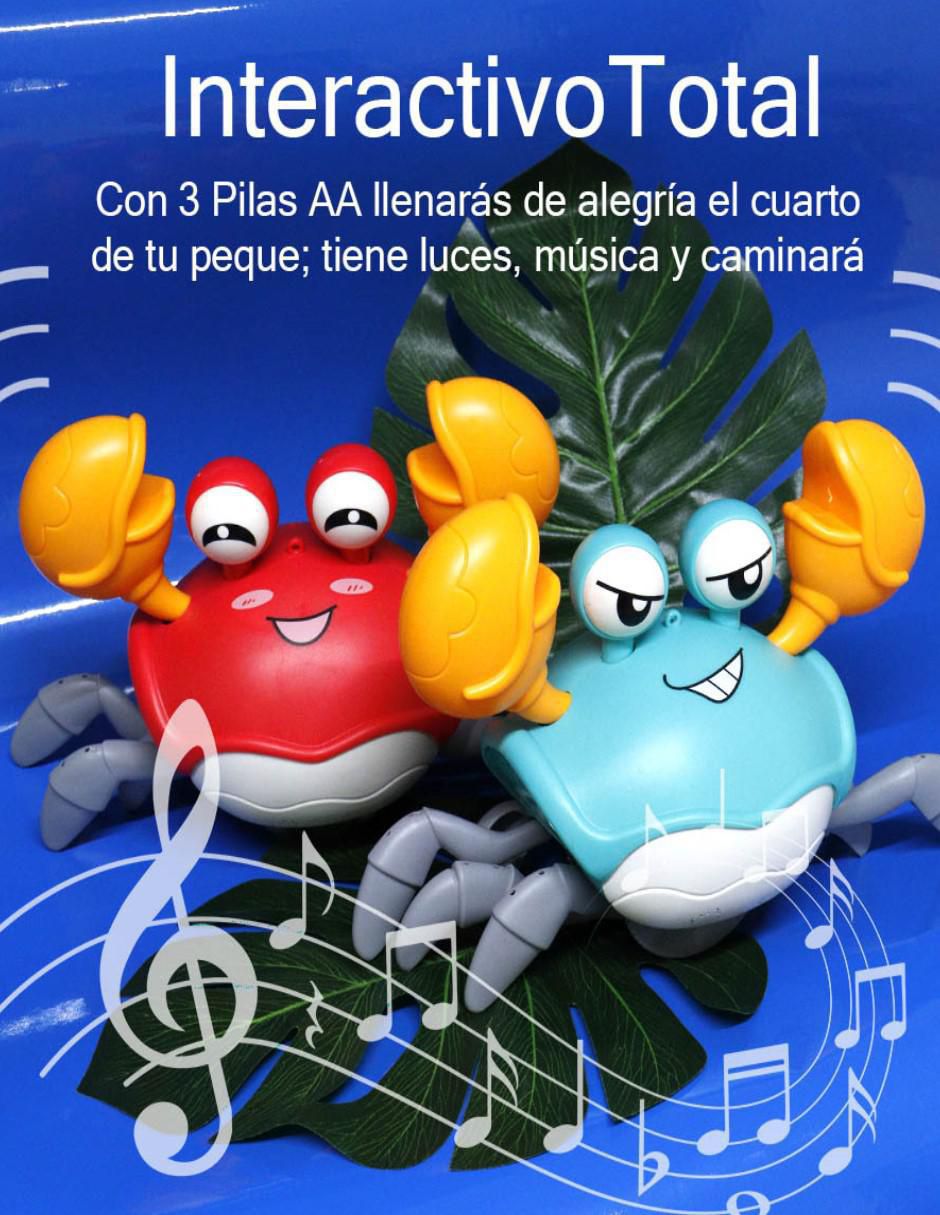 Accesorio impulso cangrejo interactivo de con luces y música 5