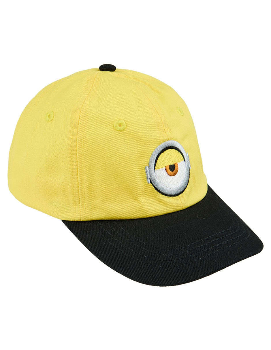 Gorra visera semicurva hebilla Minions para niño