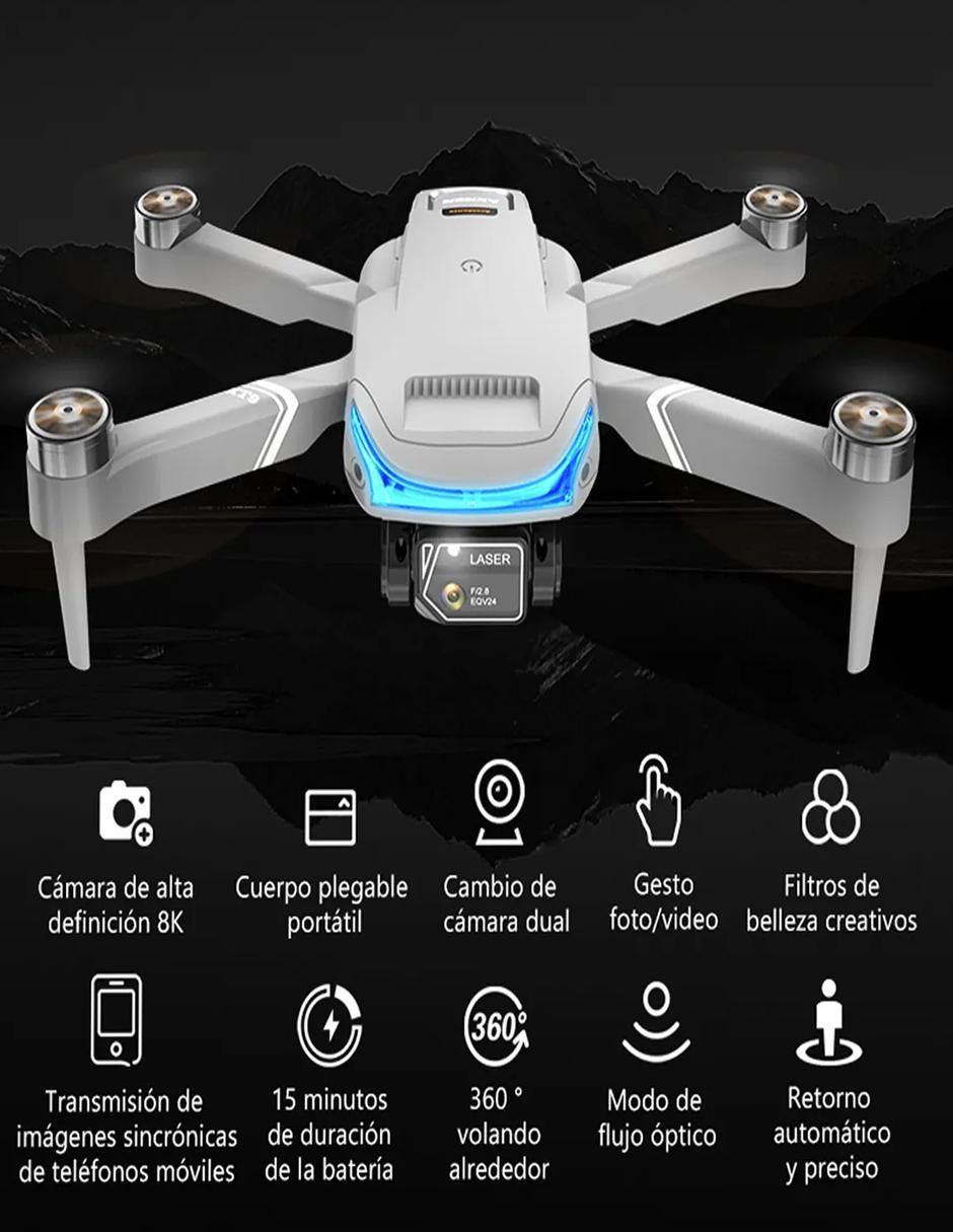 Dron modelo XT9 8K 15 min de vuelo 2