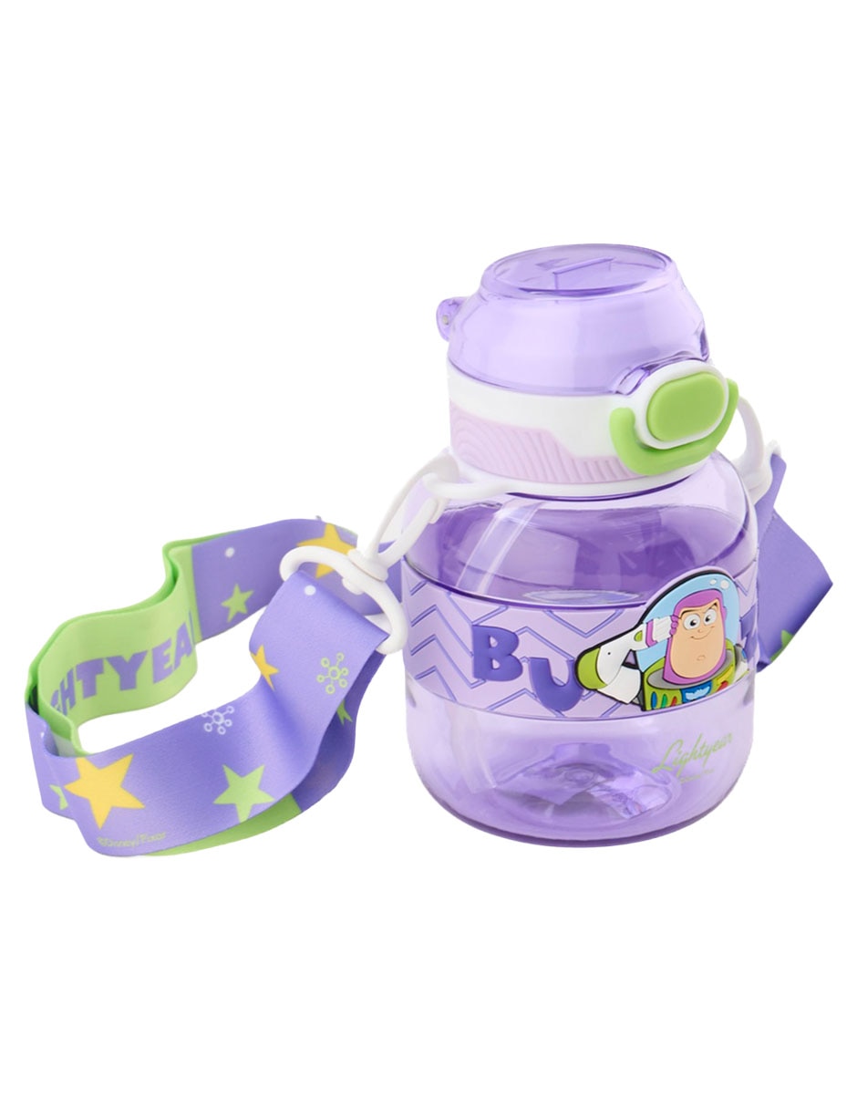 Botella de agua de plástico con tapa rosca 650 ml 4