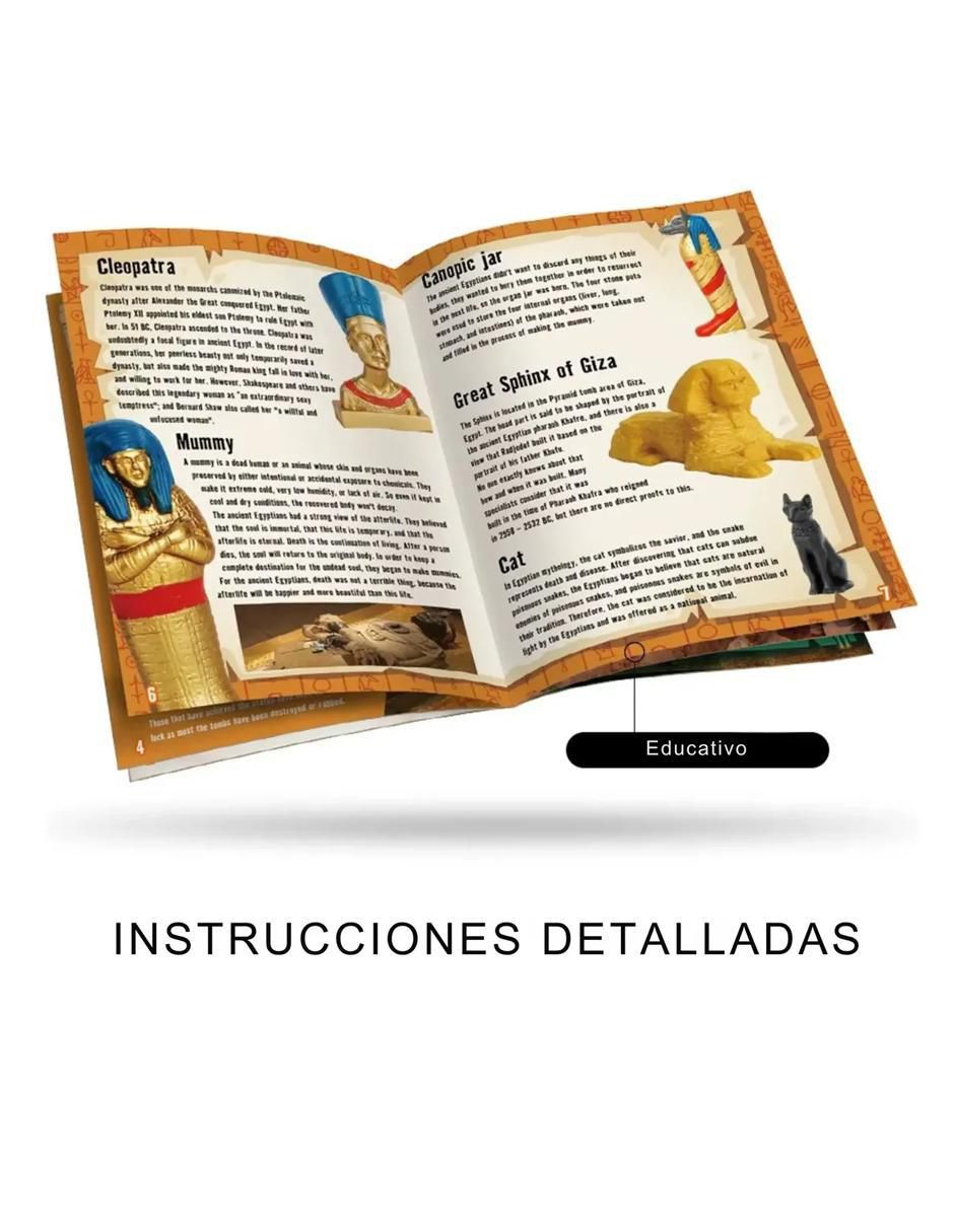 Kit para excavación de gemas pirámide Guiza egipcia gigante Mr.Gadgets 2