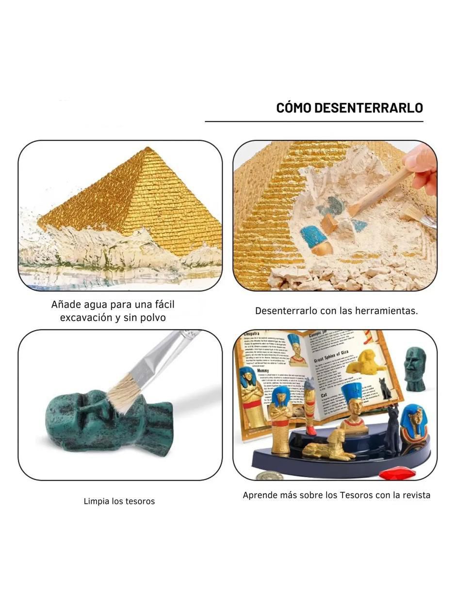 Kit para excavación de gemas pirámide Guiza egipcia gigante Mr.Gadgets 3
