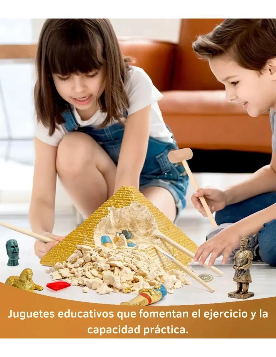 Kit para excavación de gemas pirámide Guiza egipcia gigante Mr.Gadgets 4